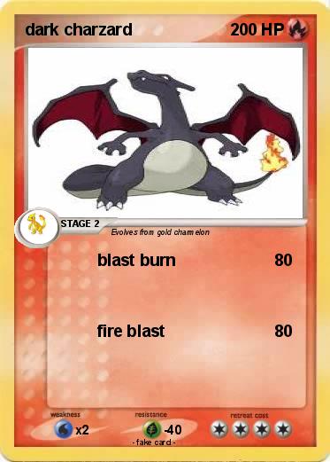 Pokemon dark charzard