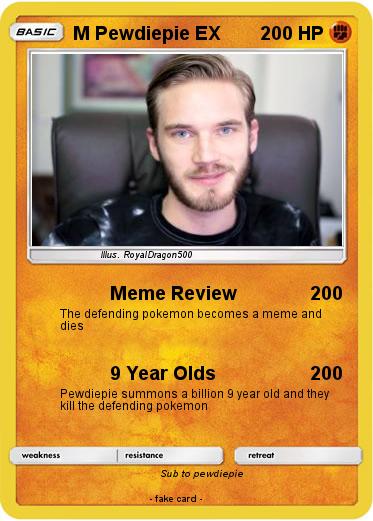 Pokemon M Pewdiepie EX
