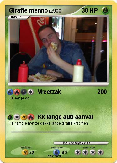 Pokemon Giraffe menno