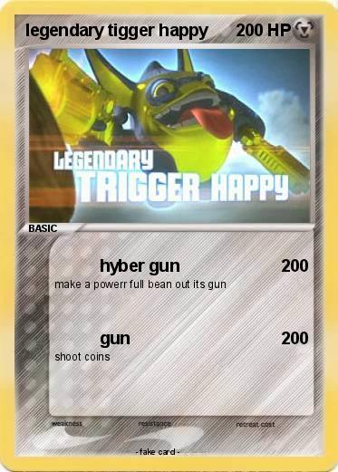Pokemon legendary tigger happy