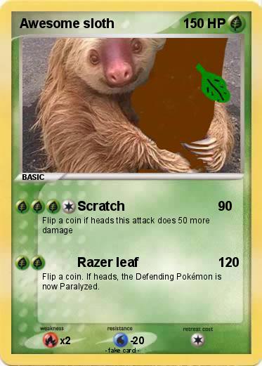 Pokemon Awesome sloth