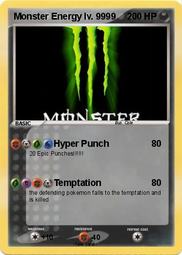 Pokemon Monster Energy lv. 9999