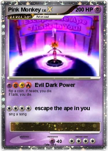 Pokemon Pink Monkey
