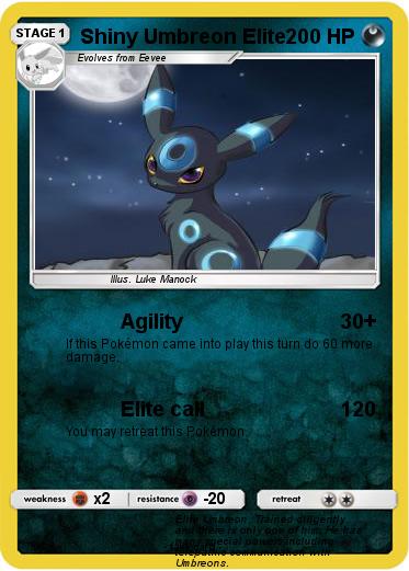 Pokemon Shiny Umbreon Elite