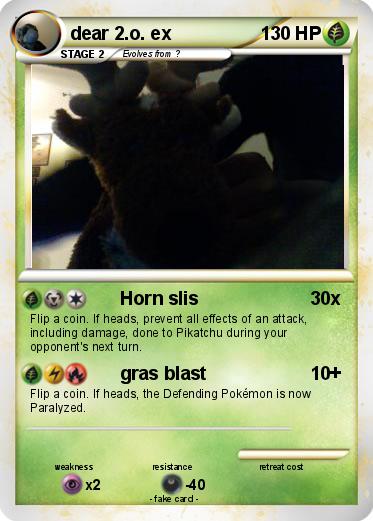 Pokemon dear 2.o. ex