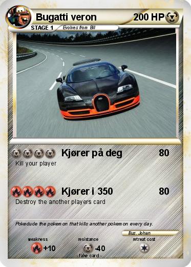 Pokemon Bugatti veron