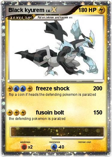 Pokemon Black kyurem