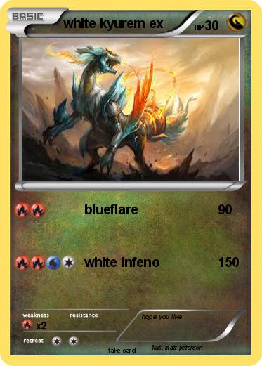 Pokemon white kyurem ex