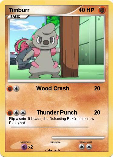 Pokemon Timburr