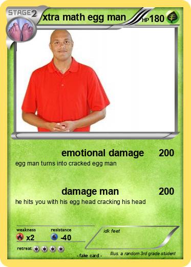 Pokemon xtra math egg man