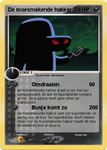 Pokemon De moesmakende hakker