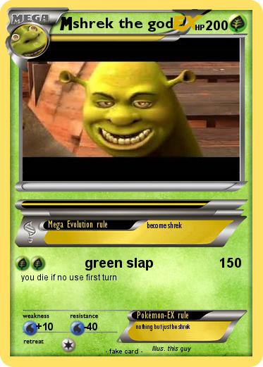 Pokemon shrek the god