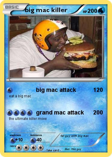 Pokemon big mac killer