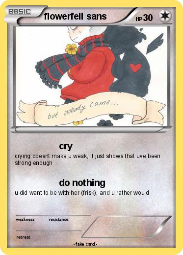 Pokemon flowerfell sans