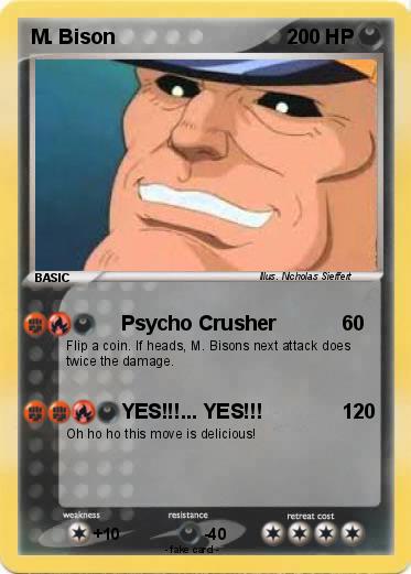 Pokemon M. Bison