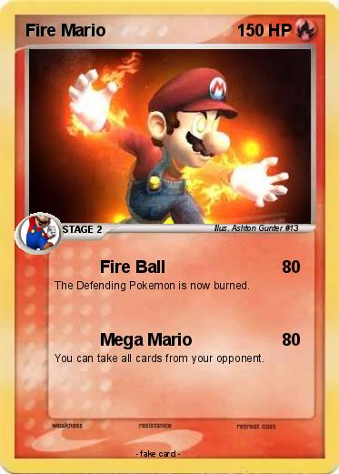 Pokemon Fire Mario