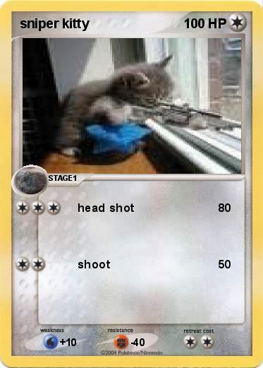 Pokemon sniper kitty