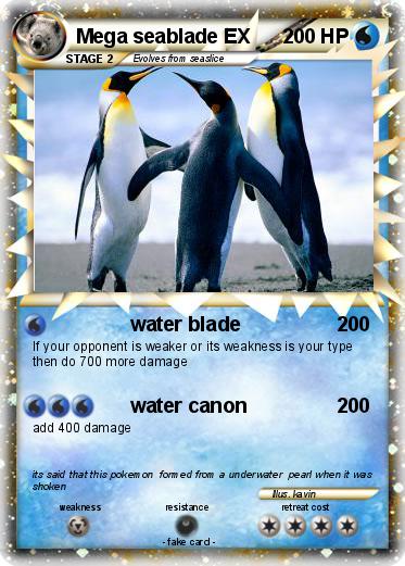 Pokemon Mega seablade EX