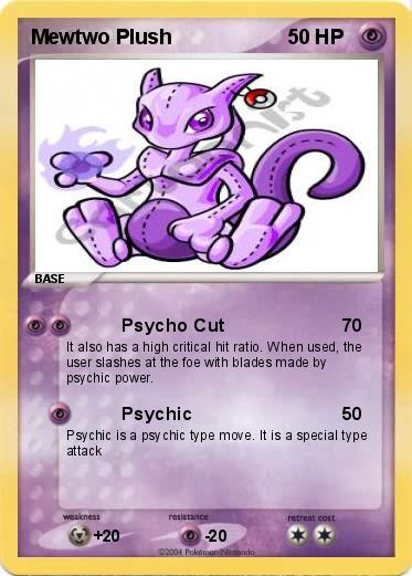 Pokemon Mewtwo Plush