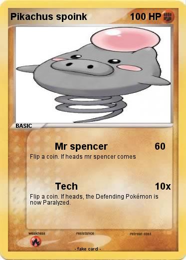 Pokemon Pikachus spoink