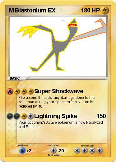 Pokemon M Blastonium EX