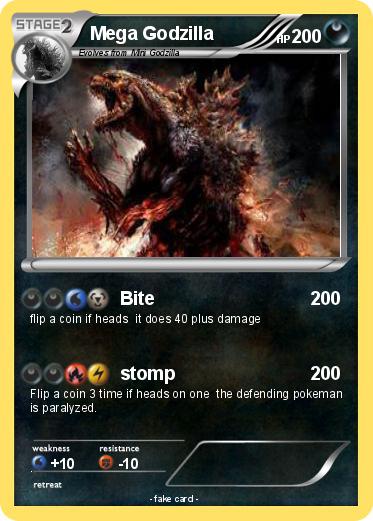 Pokemon Mega Godzilla