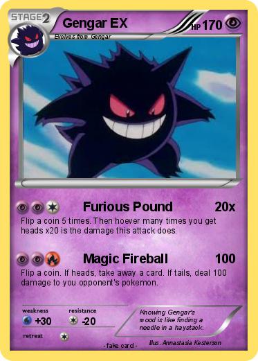 Pokemon Gengar EX