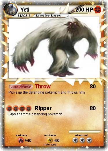 Pokemon Yeti