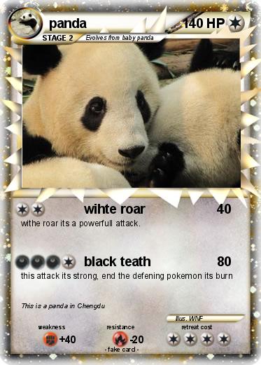 Pokemon panda
