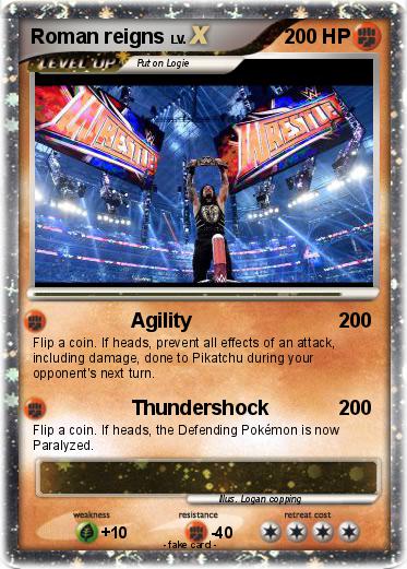 Pokemon Roman reigns