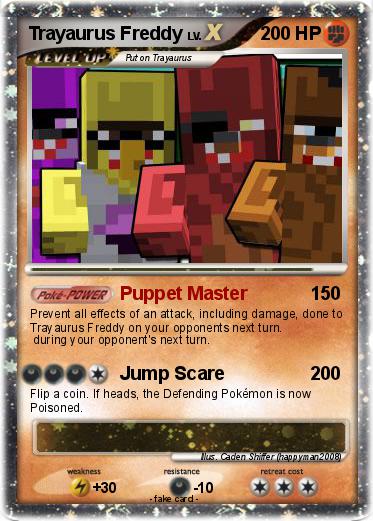 Pokemon Trayaurus Freddy