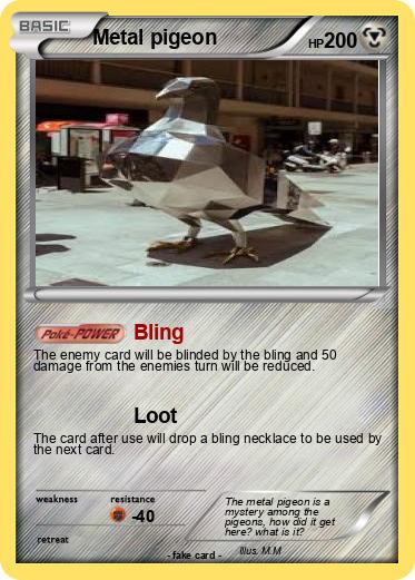 Pokemon Metal pigeon
