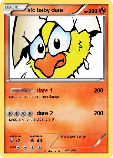 Pokemon kfc baby dare