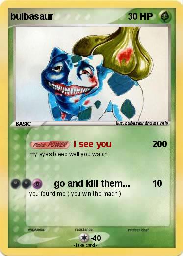 Pokemon bulbasaur