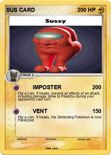 Pokemon SUS CARD