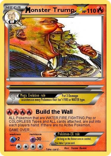 Pokemon onster Trump.