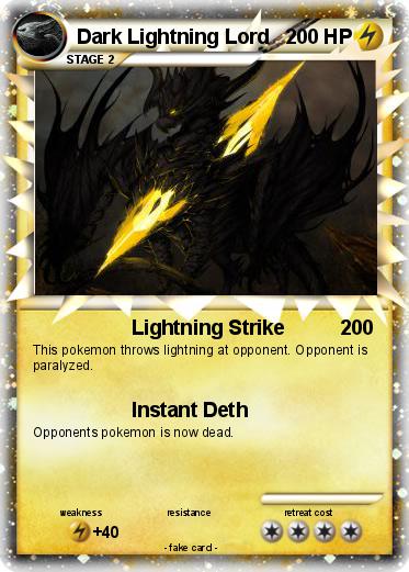 Pokemon Dark Lightning Lord