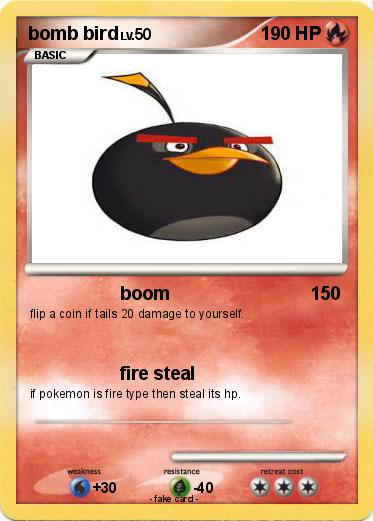 Pokemon bomb bird