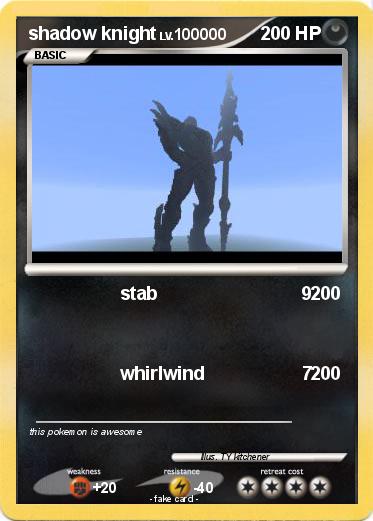 Pokemon shadow knight