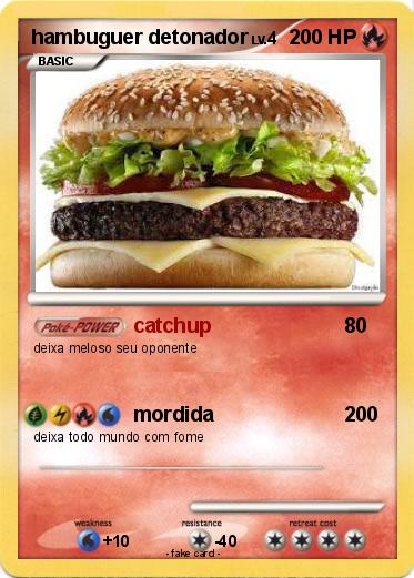 Pokemon hambuguer detonador