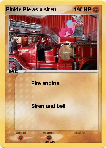 Pokemon Pinkie Pie as a siren