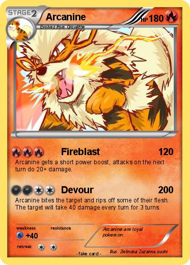 Pokemon Arcanine