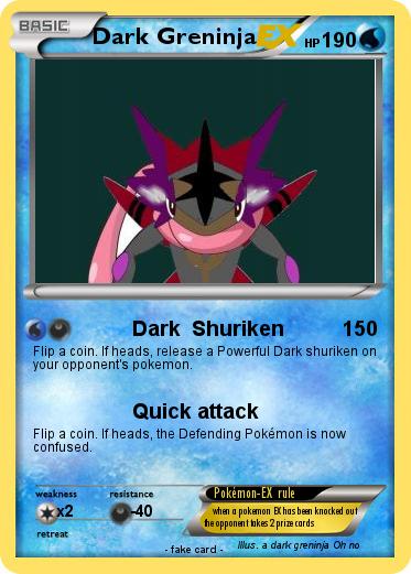 Pokemon Dark Greninja
