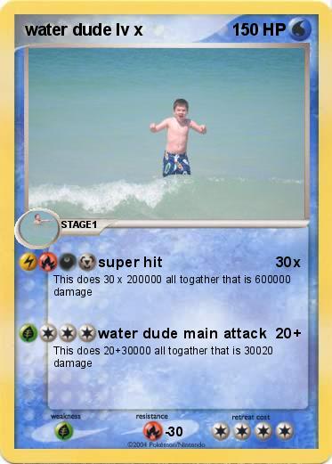 Pokemon water dude lv x