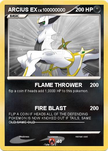 Pokemon ARCIUS EX