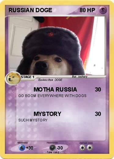 Pokemon RUSSIAN DOGE