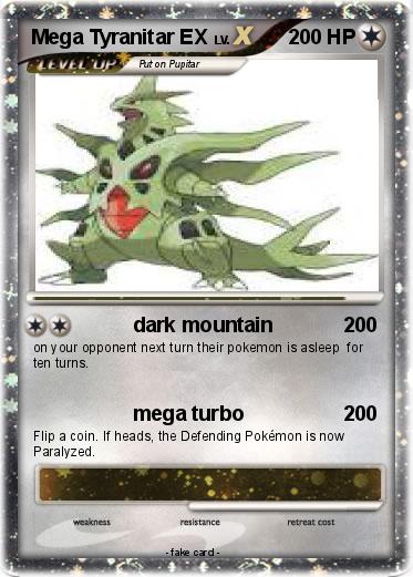 Pokemon Mega Tyranitar EX
