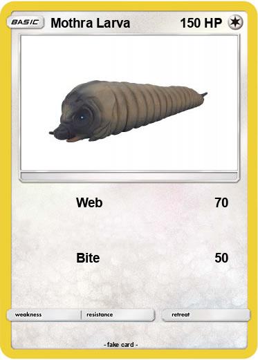 Pokemon Mothra Larva