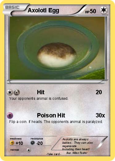 Pokemon Axolotl Egg
