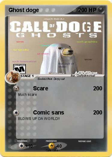 Pokemon Ghost doge